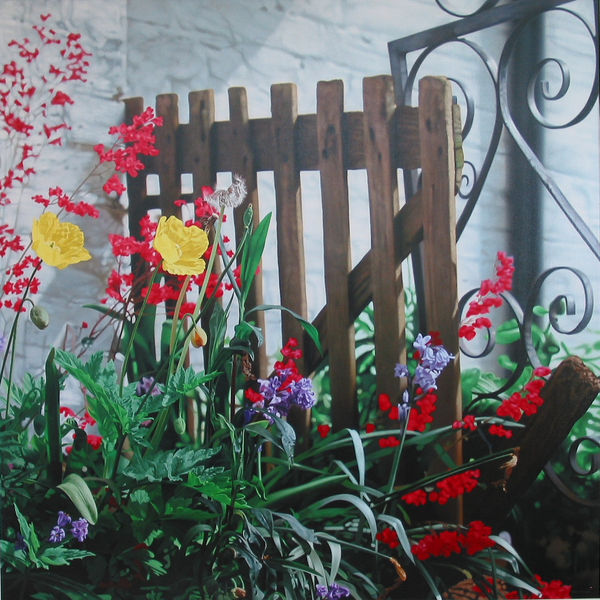 Glen Semple Laura's Garden Acrylic on canvas 120 x 120 cm