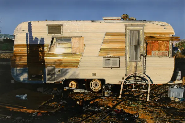 Slab City - Victory pencil on paper 53 x 79 cm