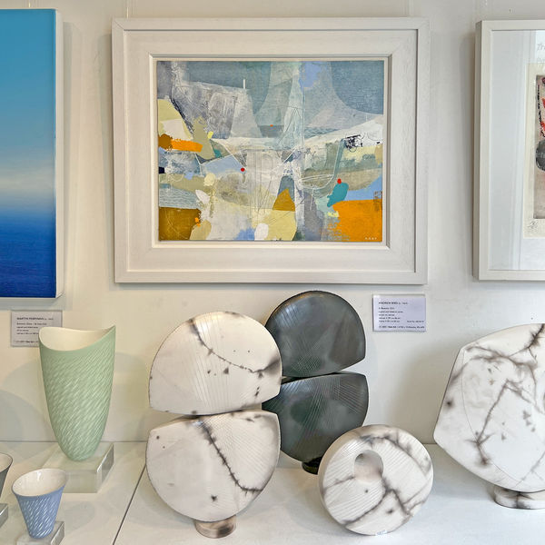 A Salmon And A Bird Display