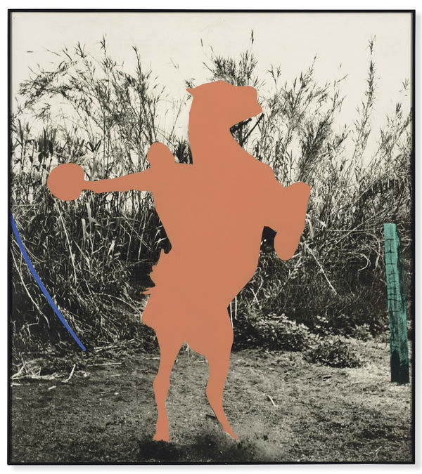 John Baldessari - Diptych Part 1 Orange Horse