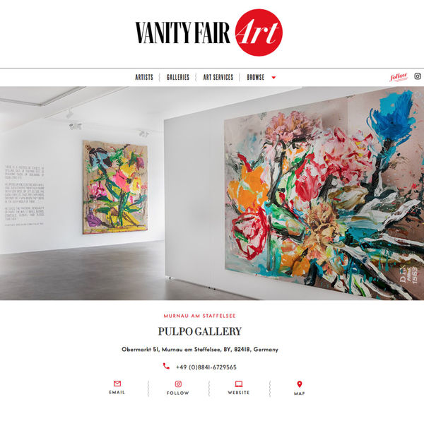 Jorge Galindo - Postcard Paintings in Vanity Fair