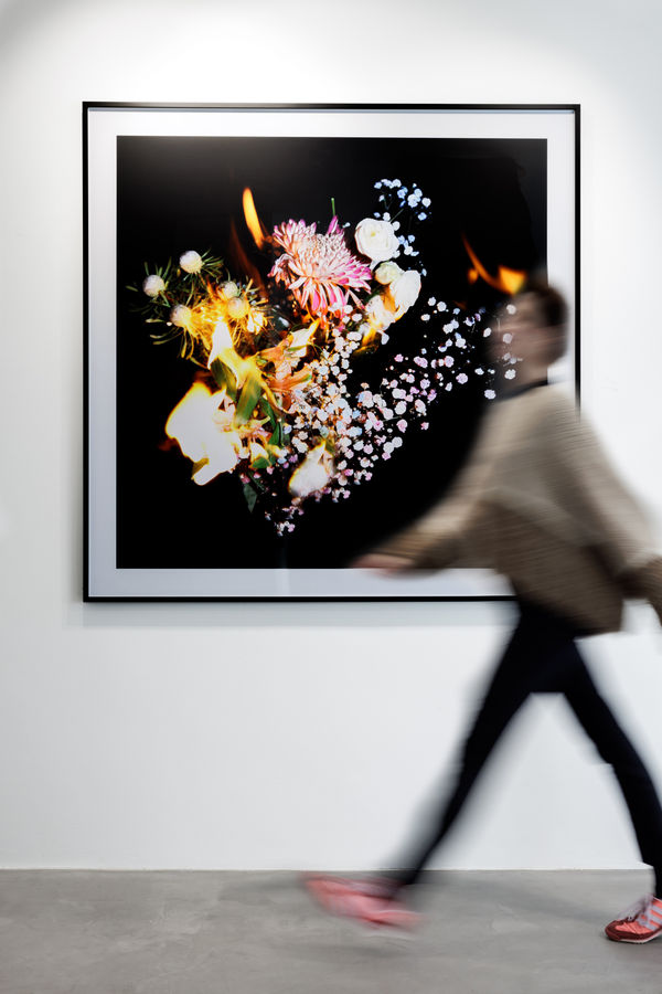Installation view of Michael Ullrich FLOWER #2, 2023
