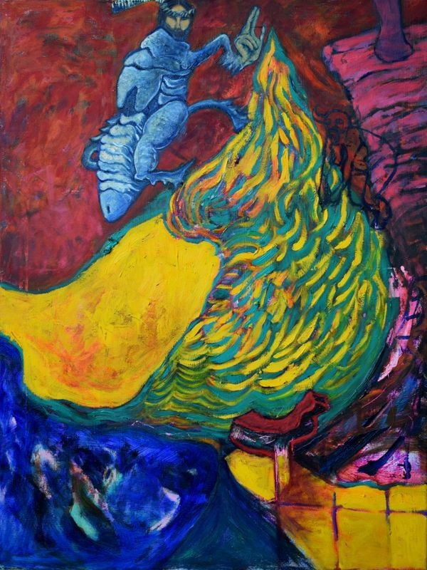 CARLOTTA ROMA, JESUS AS LOCUST, 2020