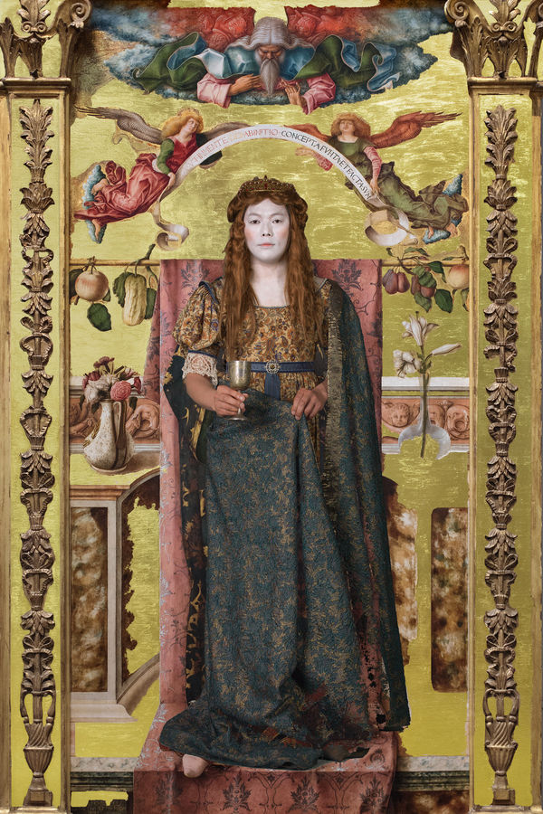Chan-Hyo Bae, Jumping into, The Immaculate Conception, Carlo Crivelli, 2017