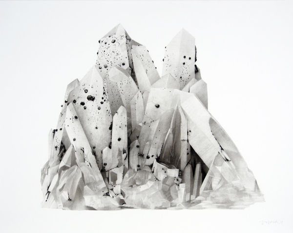 Jonathan Delafield Cook, Quartz and Pyrite , 2017