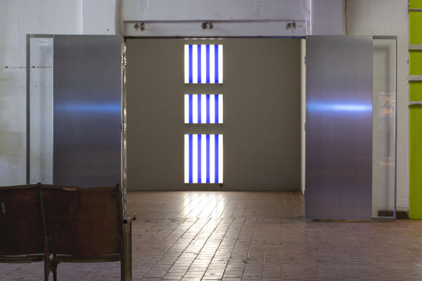 Daniel Buren Three Light Boxes for One Wall