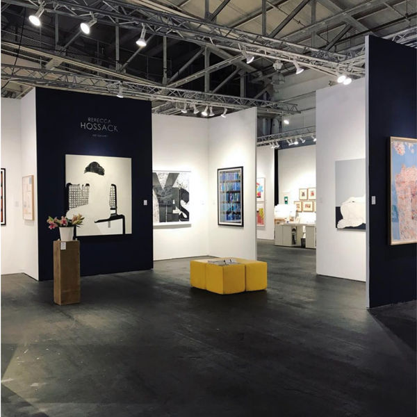 Aboriginal art, non western art and western art on display at the Rebecca Hossack Art Gallery pop-up at Art Market San Francisco 2019