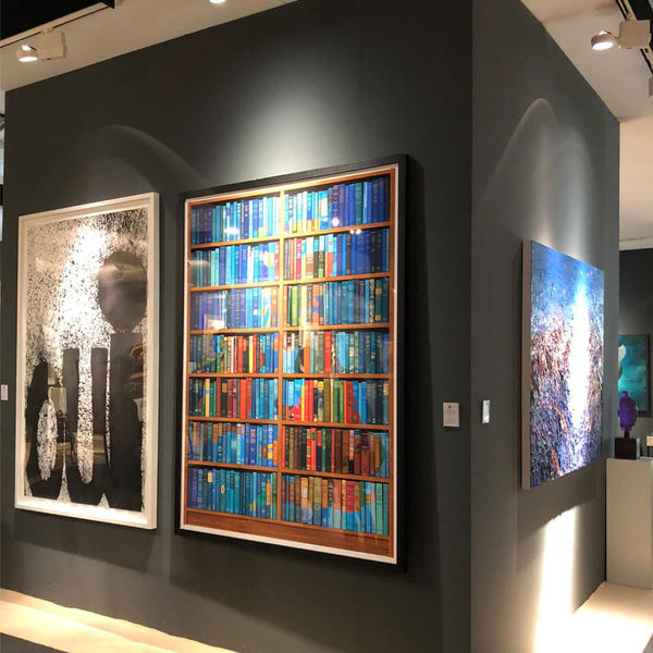 Aboriginal art, non western art and western art on display at the Rebecca Hossack Art Gallery pop-up at LAPADA Art and Antiques Fair 2019