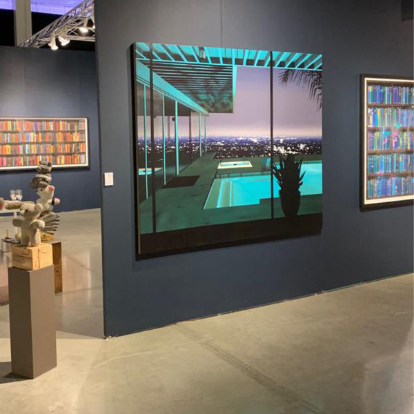 Contemporary art on display at the Rebecca Hossack Art Gallery pop-up at Seattle Art Fair 2019