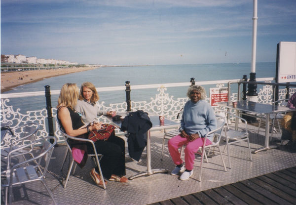 Rebecca Hossack, Pat Lowe and Mona Chuguna in Brighton