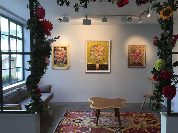 First floor at Rebecca Hossack Art Gallery, Conway Street