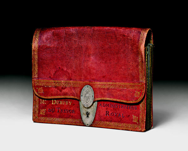Pierre-Joseph Bisiaux (in the style of) - A Louis XVI portefeuille in the style of Pierre-Joseph Bisiaux originally belonging to Joseph Duruey, Paris, date circa 1790