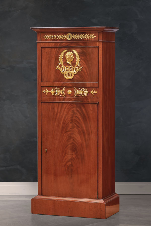 A small Empire secrétaire à abattant, Paris, date circa 1810 - 1815