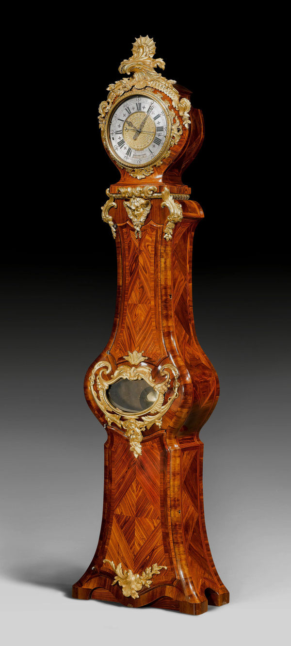 Julien Le Roy , A Louis XV grande sonnerie and quarter striking long case regulator by Julien Le Roy, Paris, date circa 1736-40
