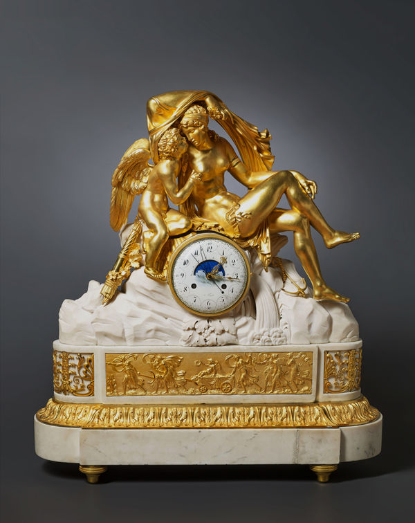 Josep Coteau or Etienne Gobin (attributed to), A large Louis XVI mantel clock, attributed to Joseph Coteau or Etienne Gobin (known as Dubuisson), Paris, date circa 1790