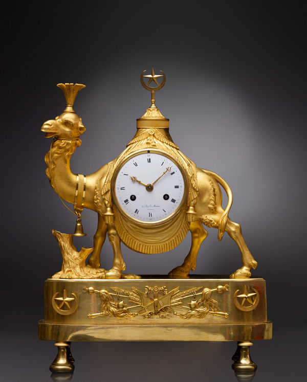 Basile-Charles Le Roy, An Empire pendule 'au dromadaire' by Basile-Charles Le Roy, Paris, date circa 1810