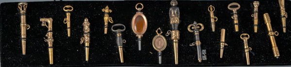 A COLLECTION OF GEORGIAN POCKET WATCH KEYS , English, date circa 1820