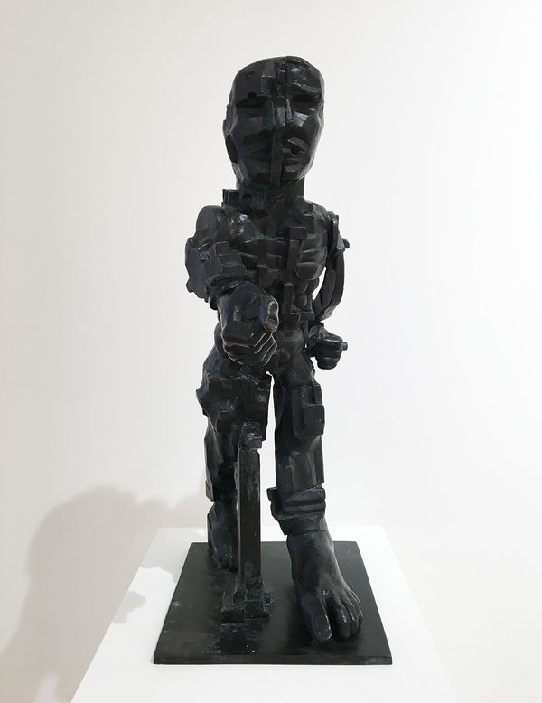 Eduardo Paolozzi - Vulcan, 1998, blonze, a/c, 60.5 x 24 x 29cm