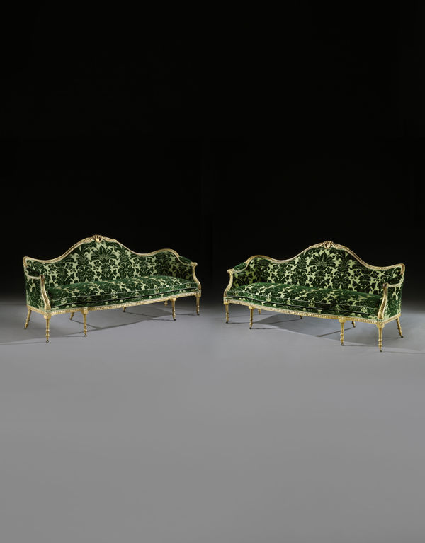 THE BROCKET HALL SETTEES, English, 1773