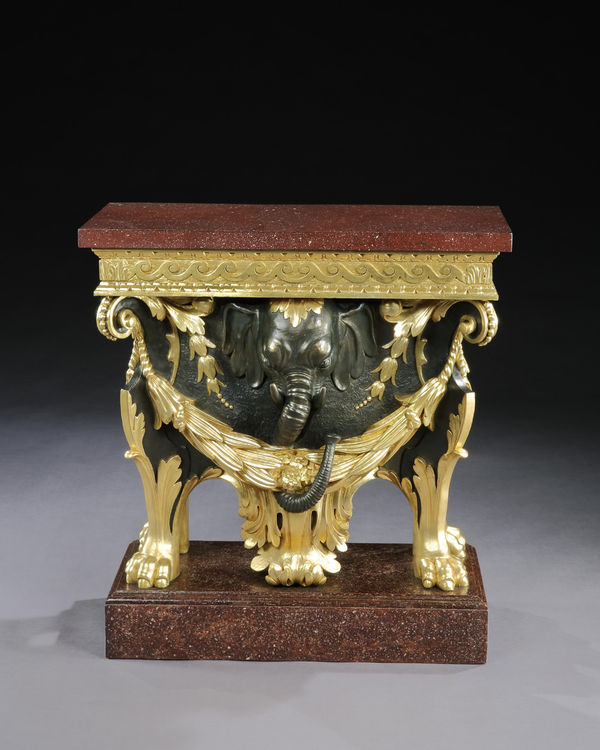 THE HINTON HOUSE ELEPHANT TABLE, English, circa 1735