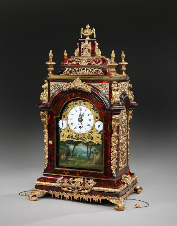 A GEORGE III MUSICAL CLOCK BY JAMES COX