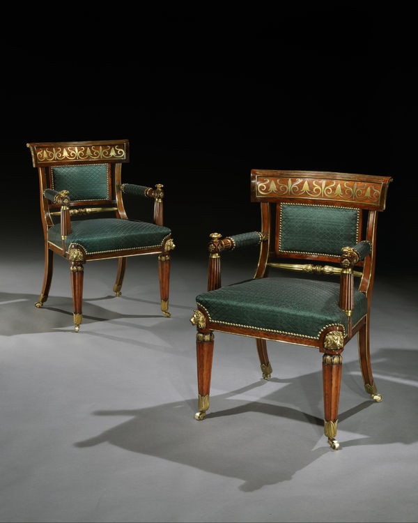 THE LIVERPOOL TOWN HALL SALOON CHAIRS, English, 1825