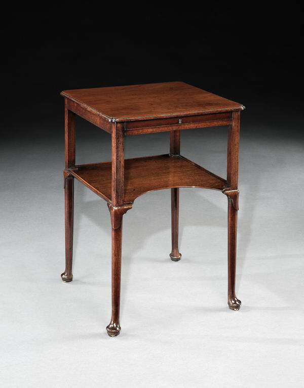 A GEORGE II MAHOGANY OCCASIONAL TABLE, English, circa 1750