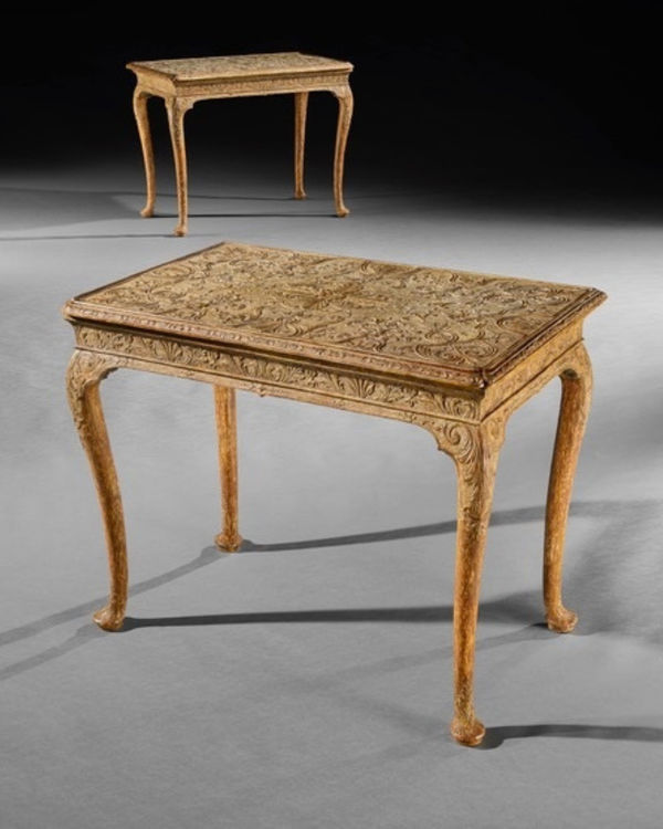 THE ROCKEFELLER GESSO TABLES, English, circa 1720
