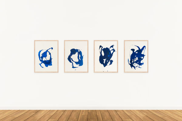Clara Berta - Blue Configurations (Paper) Series