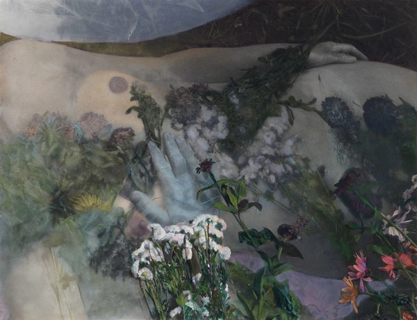 Early Black and White Unique Hand-Colored Vintage Gelatin Silver Prints, 1975