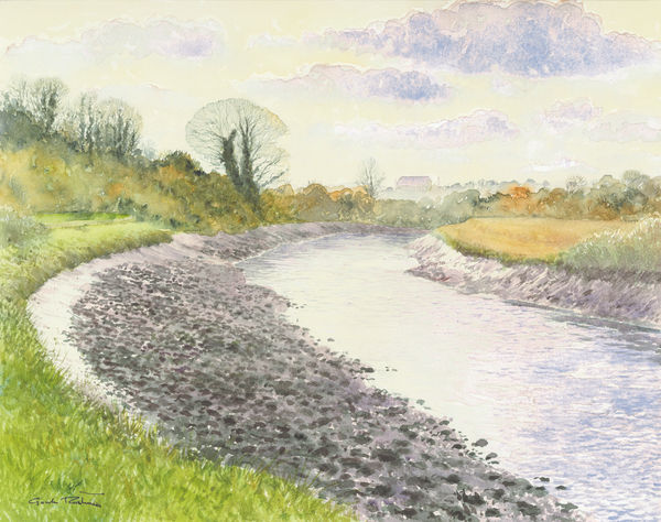 Lancing College Chapel fro the Adur