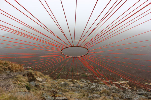 Emma Fairley, Orange Rope Mountain, Photograph of Installation