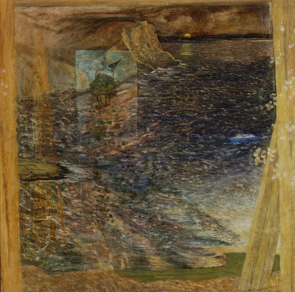Sylvia Wishart RSA, Hoy Sound with Reflection, c. 1996