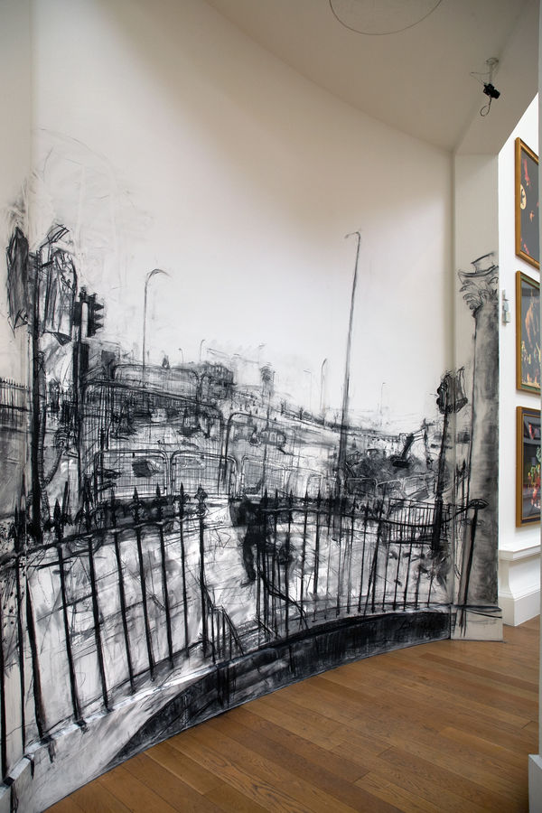 Kate Downie RSA, Wall Drawing