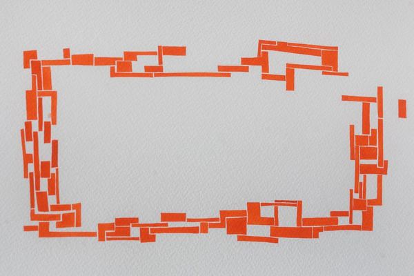 Gareth Fisher RSA, Wall, 2013, watercolour