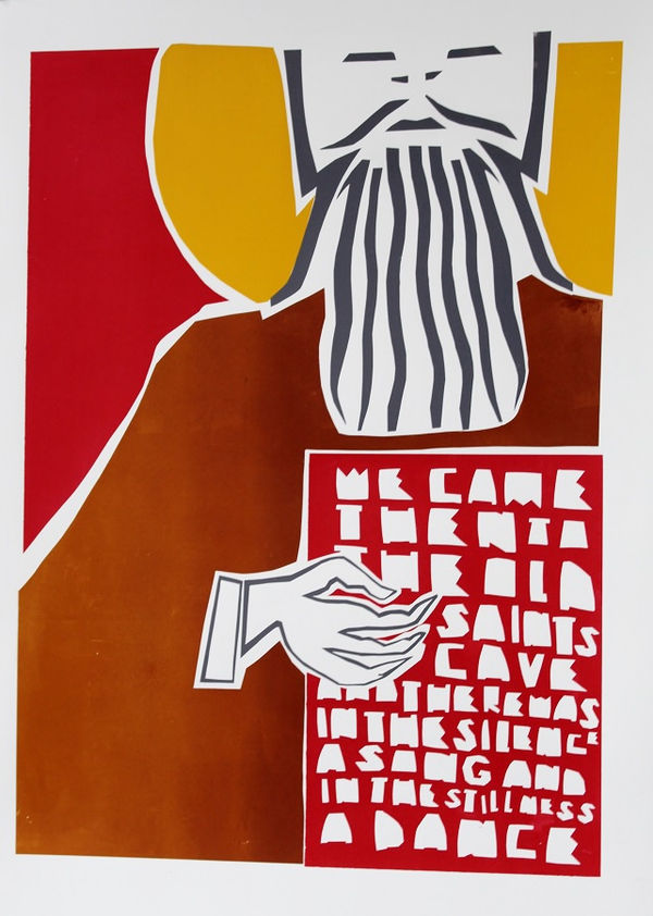 Kristain Thomassen, We Came Then, screenprint, 2016