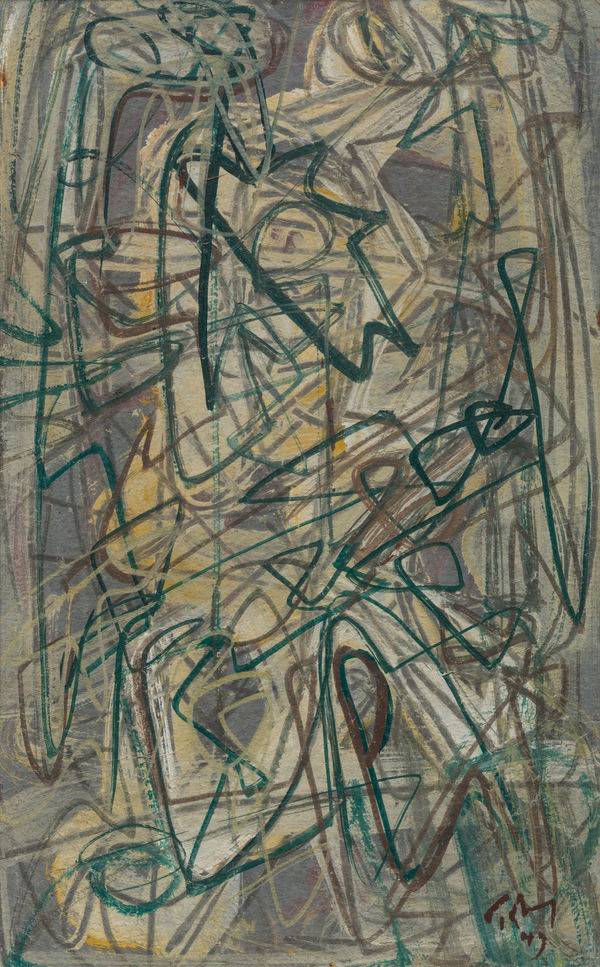 Mark Tobey, Flight, 1943
