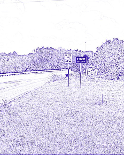 Artwork Image: Ethel Shipton, Which Way to Go: Eden, 2021,  Hahnemuhle paper, 48 x 36 in 114.3 x 91.4 cm