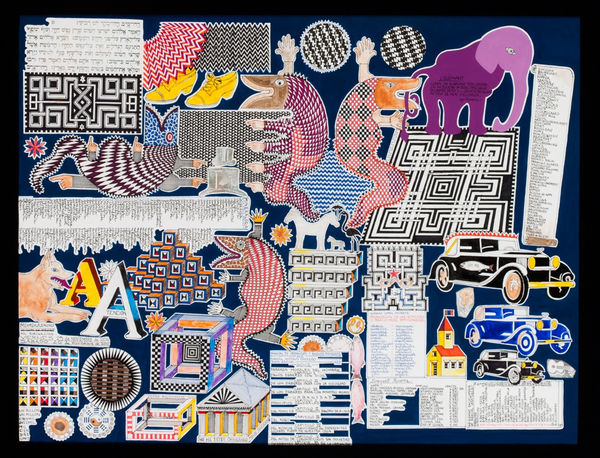 Artwork Image: Pedro Friedeberg, No me estés chingando, 2011 ink and acrylic on museum board, 29.10 x 35 in