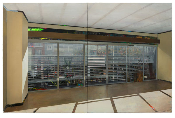 CARLOS SAGRERA - SALON - 2017 - ACRYLIC ON CANVAS - 130 X 200 CM