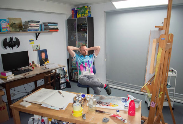 In the studio of Thijs Jansen
