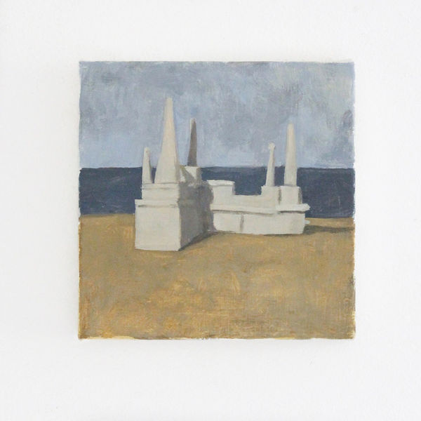 Lucas Rubly, sandcastle in the sun, 2024