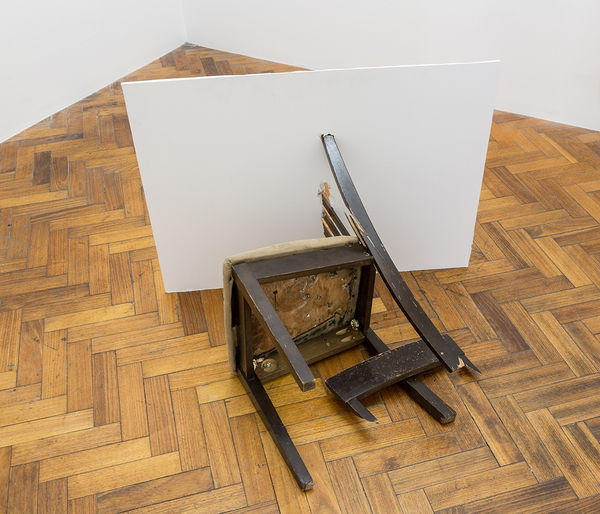 Kiron Robinson, A chair thrown in anger, 2017