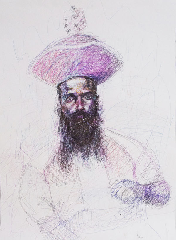 YOHAN MEDHANKA Common Nostalgia, 2014 Mixed media on paper 65 x 47 cm 25 5/8 x 18 1/2 in