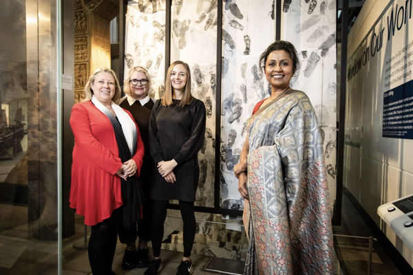 Anushiya Sundaralingam exhibits at Ulster Museum