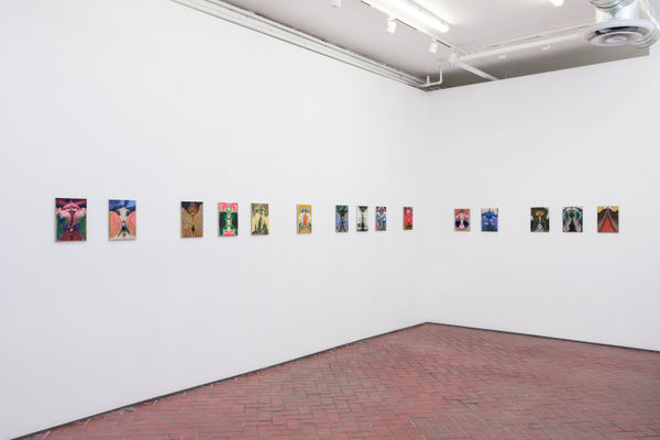 Installation view of Bridget Mullen: Birthday, Shulamit Nazarian, Los Angeles, July 10–August 28, 2021