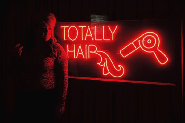 Genevieve Gaignard, Neon Hair, 2016