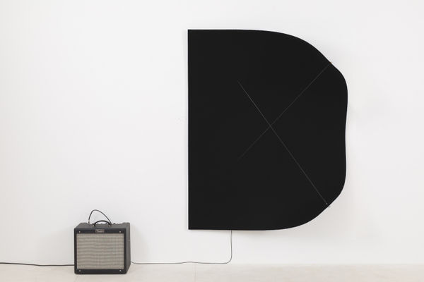 Naama Tsabar. Work on Felt (Variation 9) Bordeaux, 2016