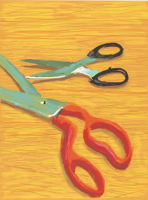 David Hockney. Double Portrait, 2011