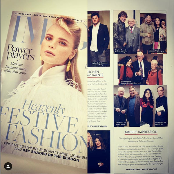 IMAGE MAGAZINE, Miranda's Diary features photos from Behan private view